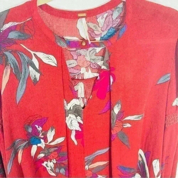 Free People Tree Swing Tunic Electric Orchid Size XS - Picture 4 of 9